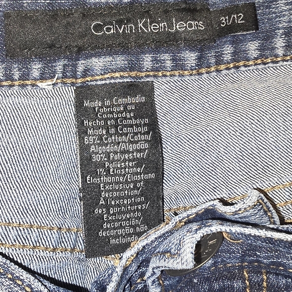 Calvin Klein Blue Denim Jeans - Picture 1 of 3